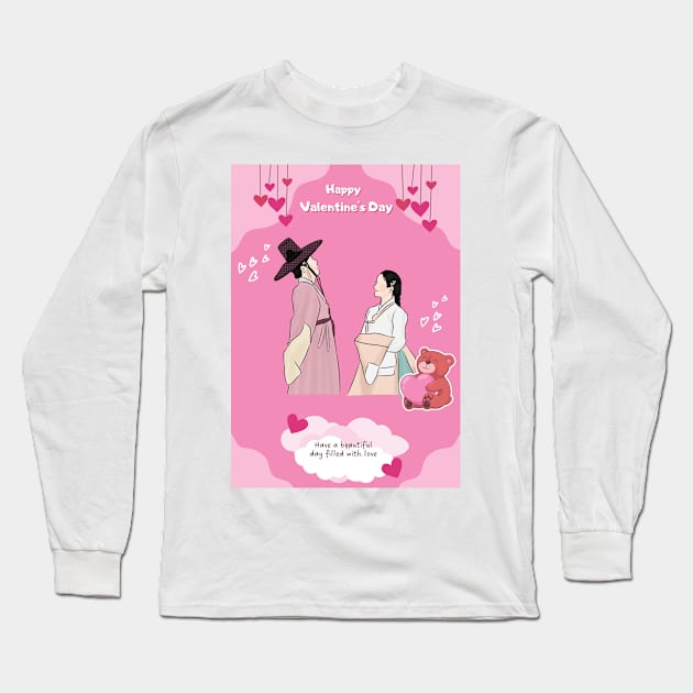 The Story Of Park Marriage Contract Valentine's Day Special Long Sleeve T-Shirt by ArtRaft Pro